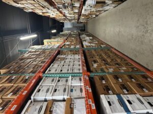 UMC Moving team organizes and stores records as part of their relocation services